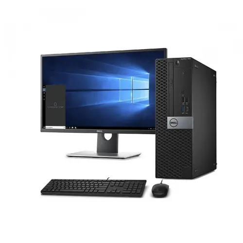 refurbished Set PC DELL Optiplex 7050 sff (intel Core i5 7500/16GB DDR4/SSD 250GB/Windows 10 Pro/Grade A+) with dell screen 22 FHD