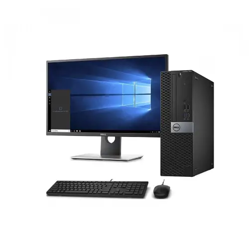 Set PC DELL Optiplex 7050 sff intel Core i5 7500 16GB DDR4/SSD 256GB /Windows 10 Pro dvd Grade A+ with dell screen 23 FHD