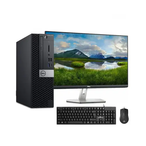 Σετ υπολογιστή με οθόνη 27" FHD DELL Optiplex 5070 sff (intel Core i5 9600/16GB DDR4/NVMe 256GB/Windows 11 Pro/Refurbished Grade A+ )