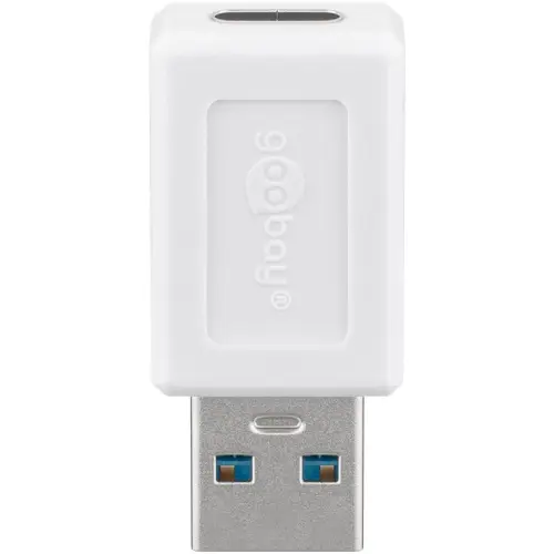 Goobay 55225 προσαρμογέας USB 3.0 SuperSpeed ​​από USB σε USB-C, white