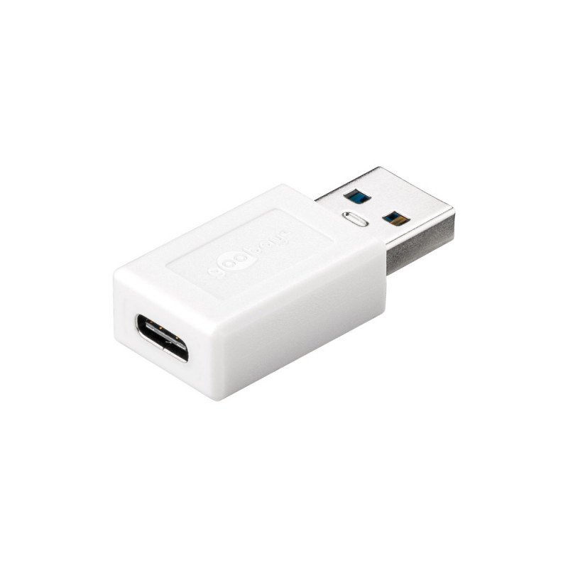 Goobay 55225 προσαρμογέας USB 3.0 SuperSpeed ​​από USB σε USB-C, white