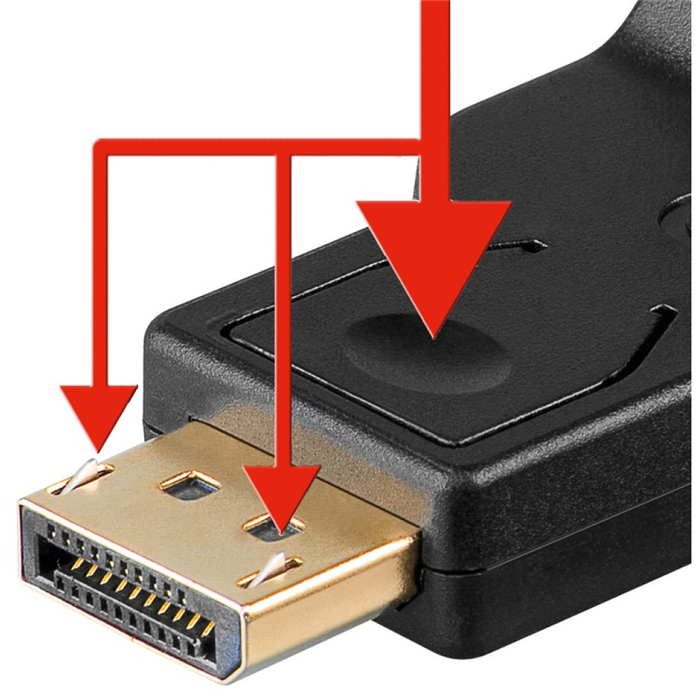 GOOBAY αντάπτορας DisplayPort σε VGA 63489, επιχρυσωμένα βύσματα