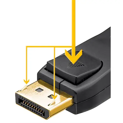 Kαλώδιο DisplayPort 64798 Goobay (8K/60Hz/32.4 Gbps/2m/μαύρο)