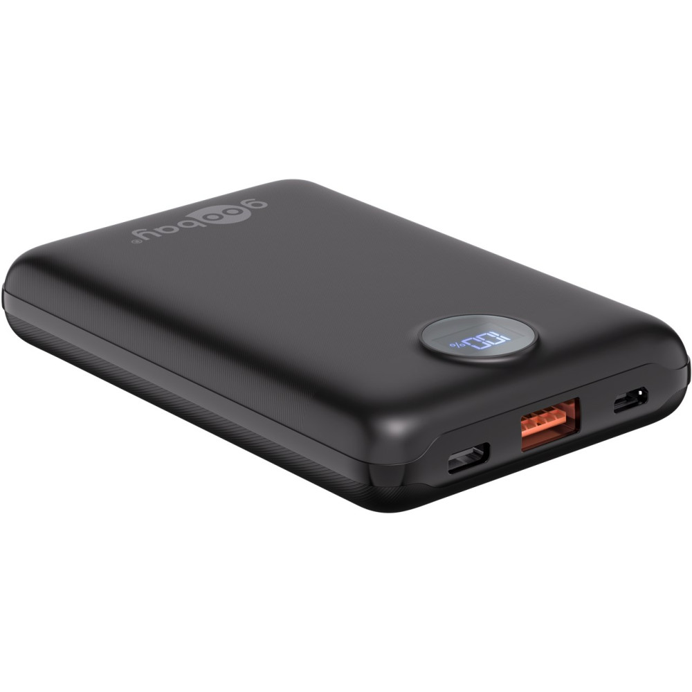 Power Bank Compact 10,000 mAh, goobay 65868 γρήγορης φόρτισης