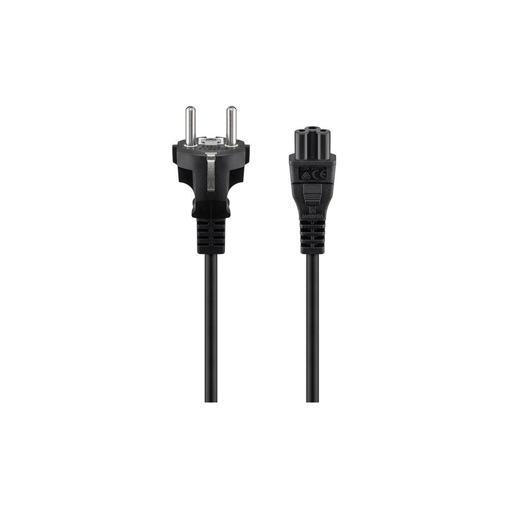 Power cable GOOBAY 93586(0.75mm²/1.8m/black)