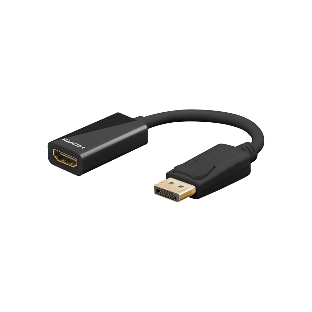 Kαλώδιο DisplayPort σε HDMI, 8K, 0.1m, μαύρο Goobay 67881