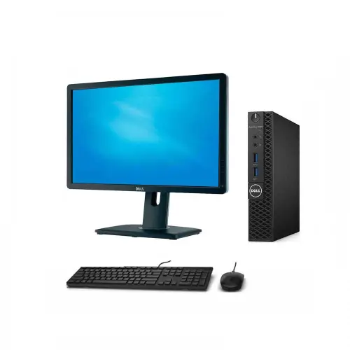 Computer Set Dell 3050 micro - intel core i5 6500t - 8GB DDR4 - SSD 256GB - Dell 22" FHD screen - Windows 10 Pro - Refurbished Grade A+