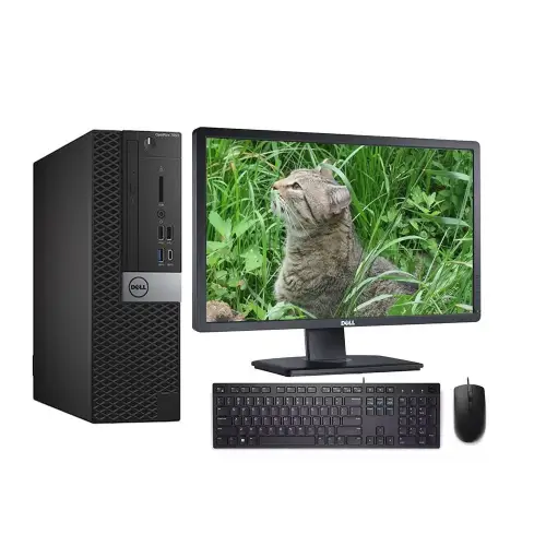 Refurbished pc Dell Optiplex 7050 sff με οθόνη Dell 24” P2412HB